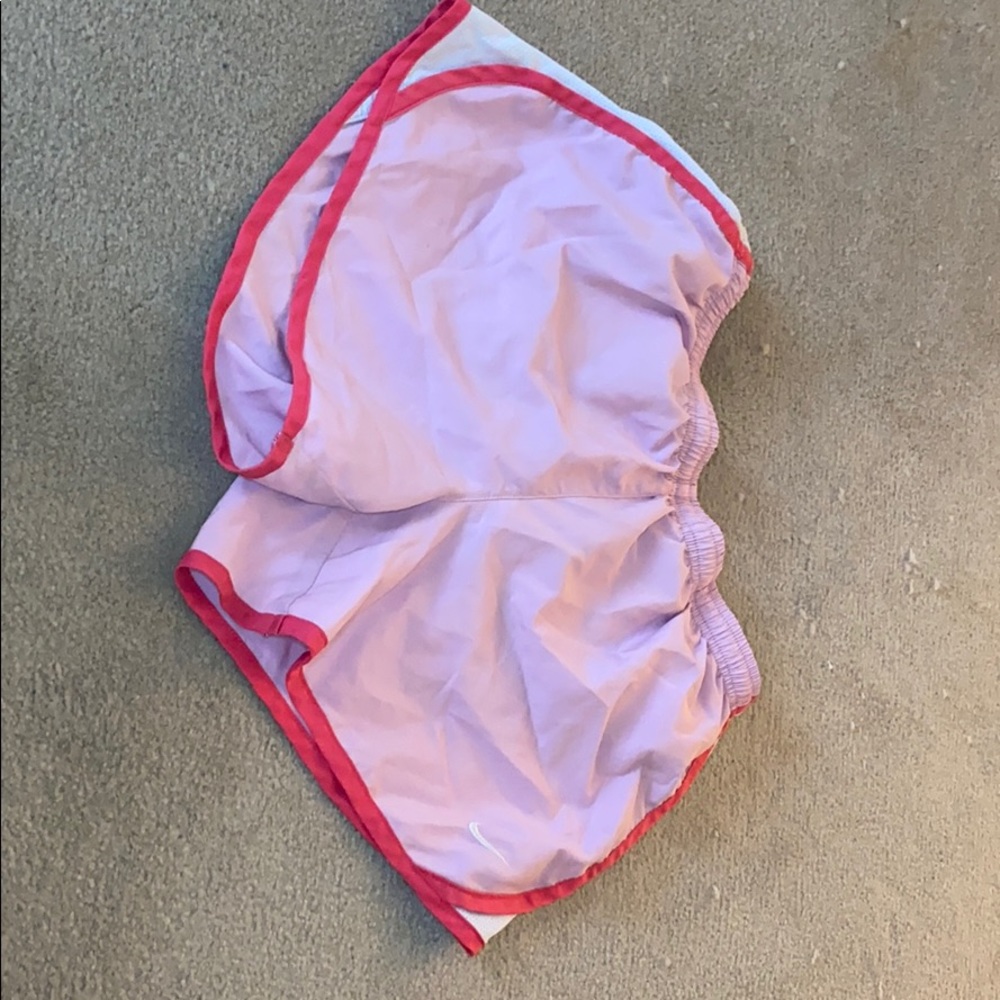 Pink Nike shorts